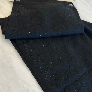 Rachel Zoe 2 ply cashmere large scarf/wrap 23.5 x 79” w/ elegant detail. NWT